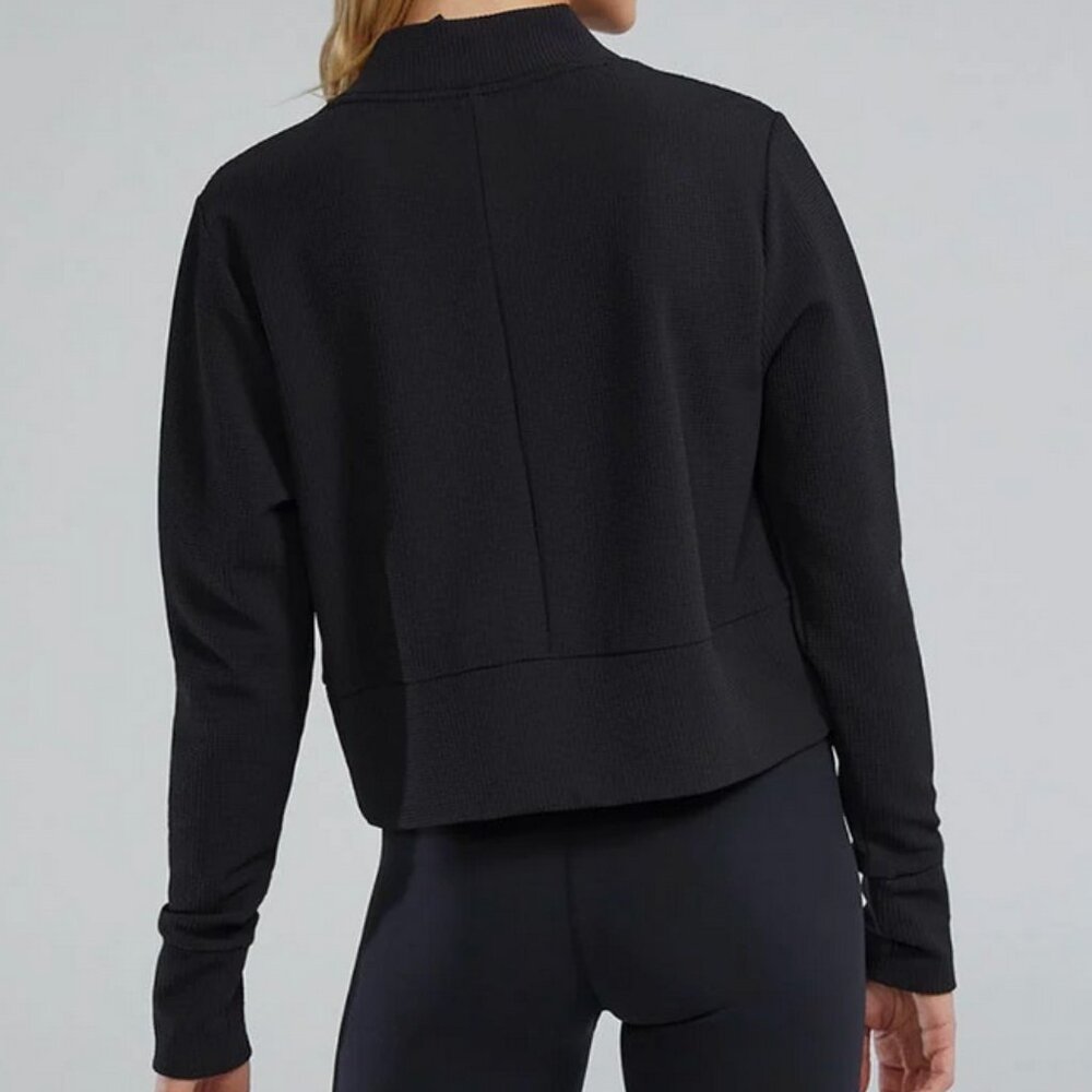 Waffle Cropped Pullover - image 2